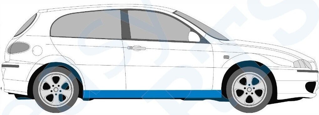 ALFA ROMEO 147 2000-2010 3/5 DOOR SILL REPAIR PANEL ROCKER PANEL / PAIR