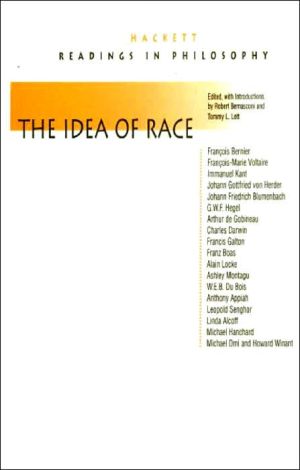 The Idea of Race by Robert Bernasconi, Tommy L. Lott - 9780872204584