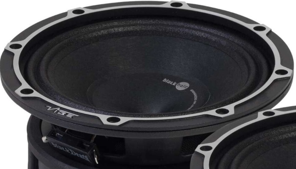 VIBE 6.5"" BLACKDEATH PRO MIDRANGE 525 WATTS MAX PRO AUDIO CAR SPEAKER PAIR
