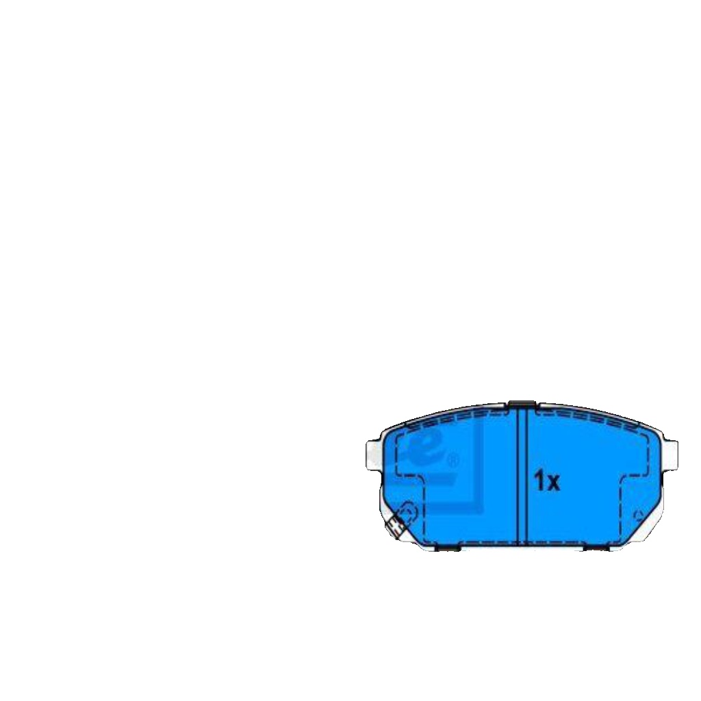 Rear ATE 13.0460-5773.2 Brake Pad Set, disc brake for KIA