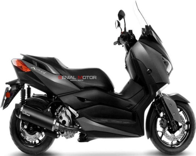 Exhaust Leovince BLACK INOX approved YAMAHA X-MAX 300/IRON MAX 2017 2020 14054K