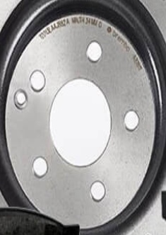 SKODA RAPID Brembo Coated Brake Discs Rear Hatchback 2012- Pair