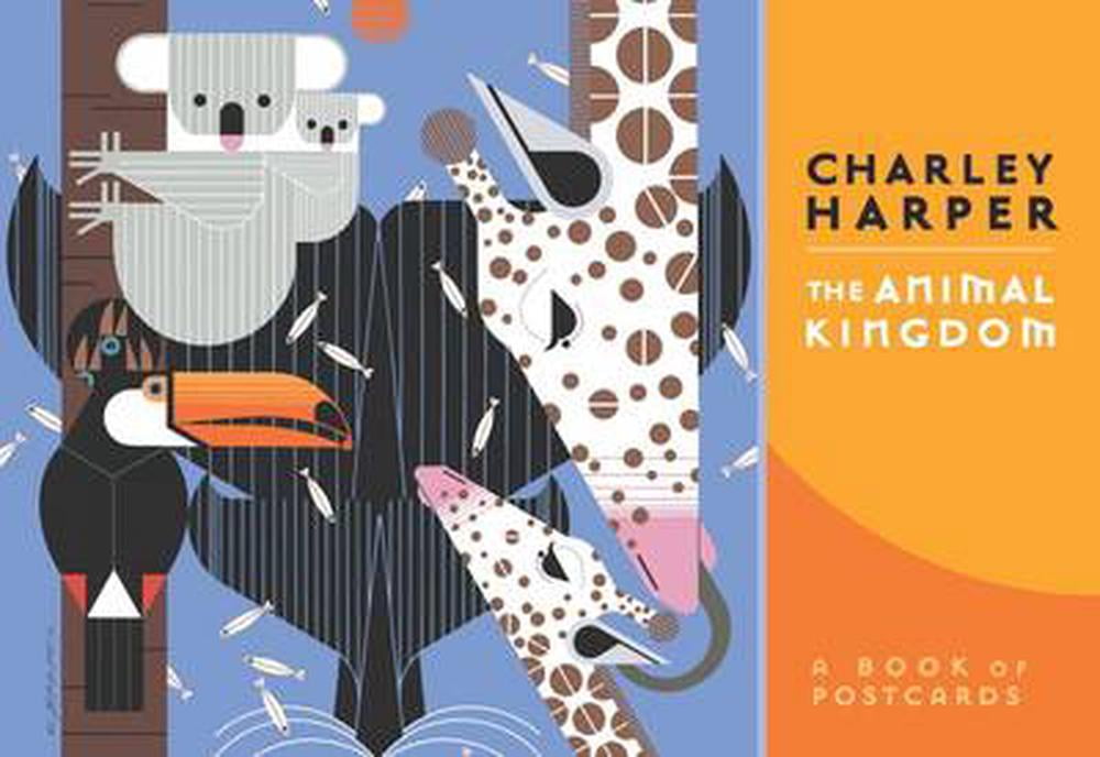 Charley Harper The Animal Kingdom Book Of Postcards Pomegranate - Image 4