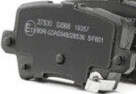 37530 A.B.S. Brake Pad Set, disc brake for ,HONDA