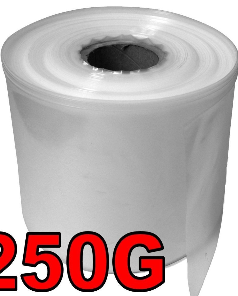 24""x 336M Layflat polythene poly tubing 250 Gauge CLEAR
