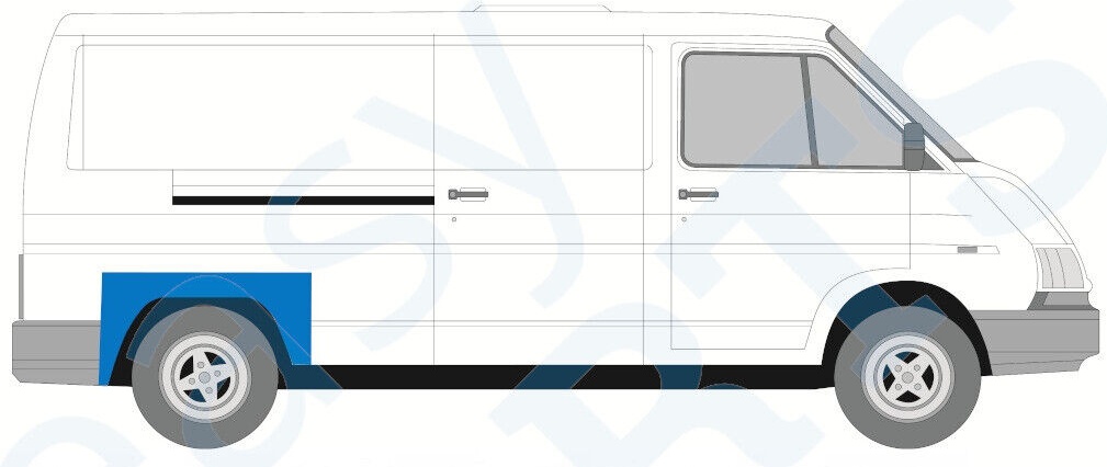 RENAULT TRAFIC 1980-2001 REAR WING REPAIR PANEL / RIGHT