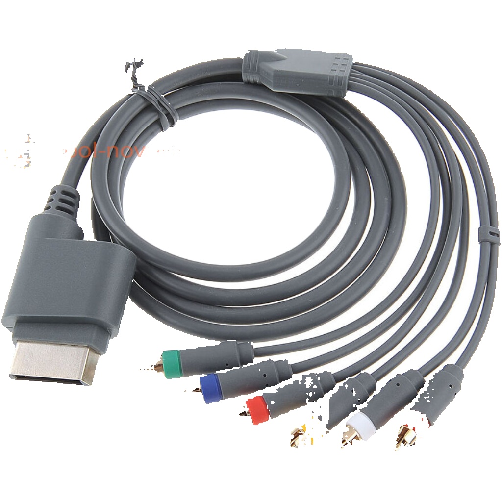 MICROSOFT X-BOX 360 AV COMPONENT DIGITAL & COMPOSITE AUDIO/VIDEO RCA CABLE/LEAD