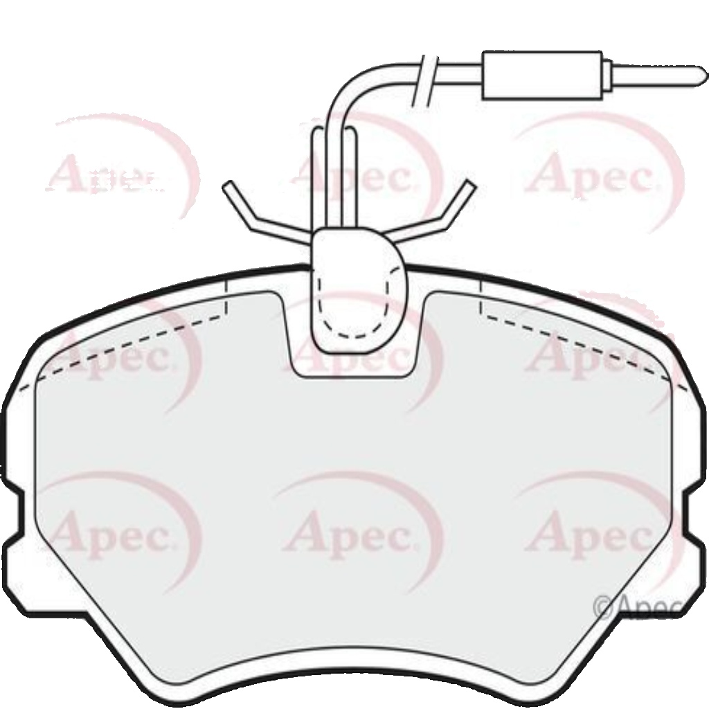 PAD546 GENUINE APEC FRONT BRAKE PADS FOR CITROEN ZX NEXT DAY