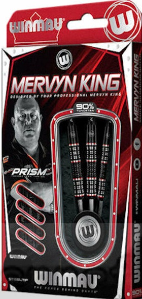2214 WINMAU Steel Darts ""Mervyn King"", Special Edition 2020, 22 G