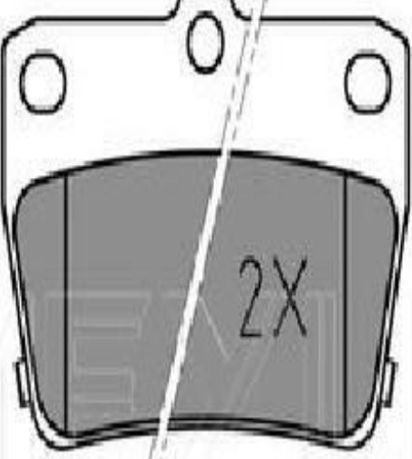 Rear MEYLE GERMANY 025 236 5614/W Brake Pad Set, disc brake for TOYOTA