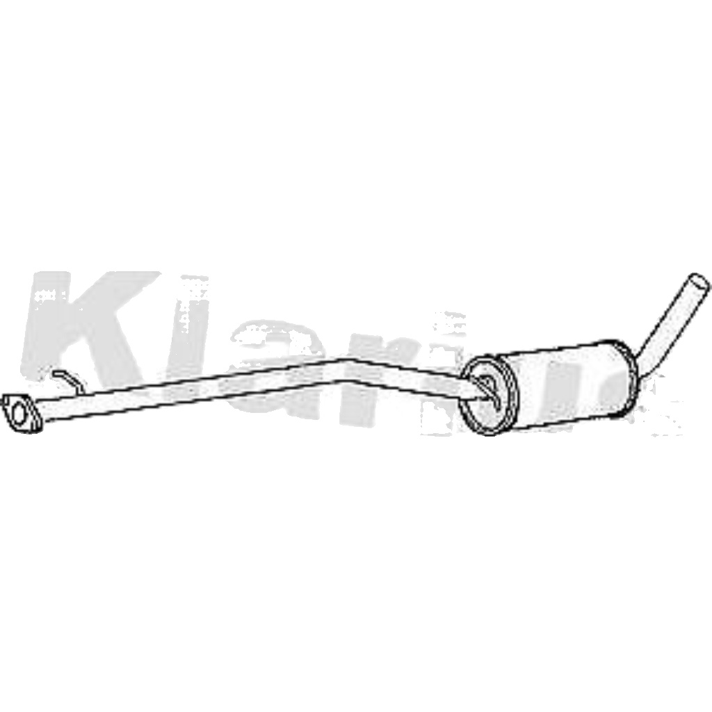 Klarius FE1090L Exhaust Centre Box FORD TRANSIT CONNECT  1.8TC   LWB   2004-2006