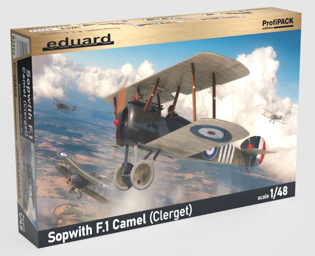 Eduard 82172 1/48 WWI Sopwith F1 Camel (Clerget) British BiPlane