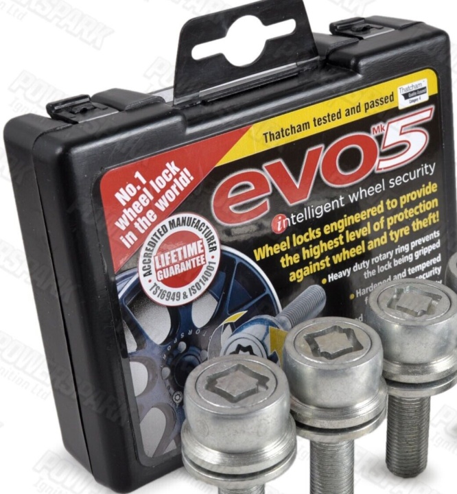 Locking Wheel Bolts Peugeot Citroen Evo Mk5 Thatcham Approved M12 x 1.25