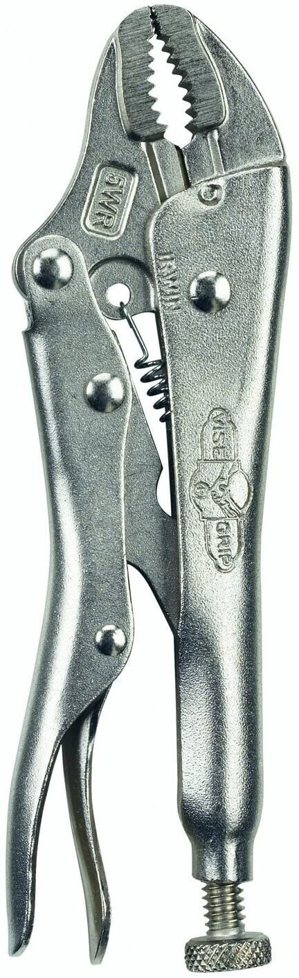 IRWIN Vise-Grip VIS5WRC 5WRC Curved Jaw Locking Pliers with Wire Cutter 127mm (5