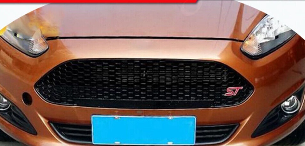 FORD FIESTA MK7 BLACK ZETEC S HONEYCOMB MESH FRONT BUMPER LOWER BOTTOM GRILLE
