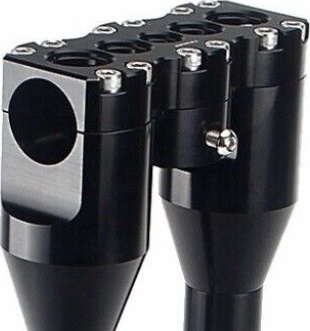 Club Style 10"" Handlebar Risers 1 1/2"" Clamp For Harley Street Bob Dyna Softail