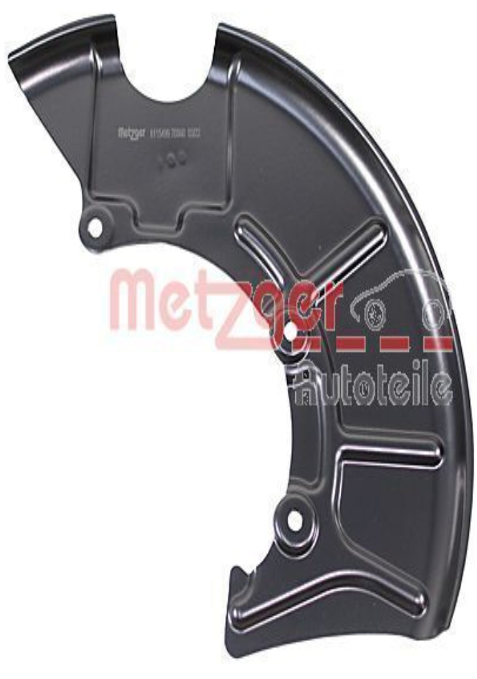 Front Left METZGER 6115499 Splash Guard, brake disc for SEAT,SKODA,VW