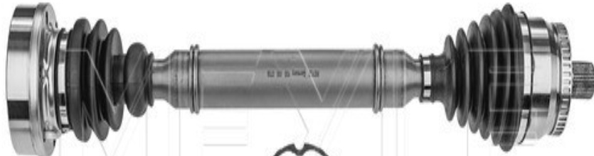 Front Left MEYLE GERMANY 100 498 0706 Drive Shaft for AUDI,SKODA,VW