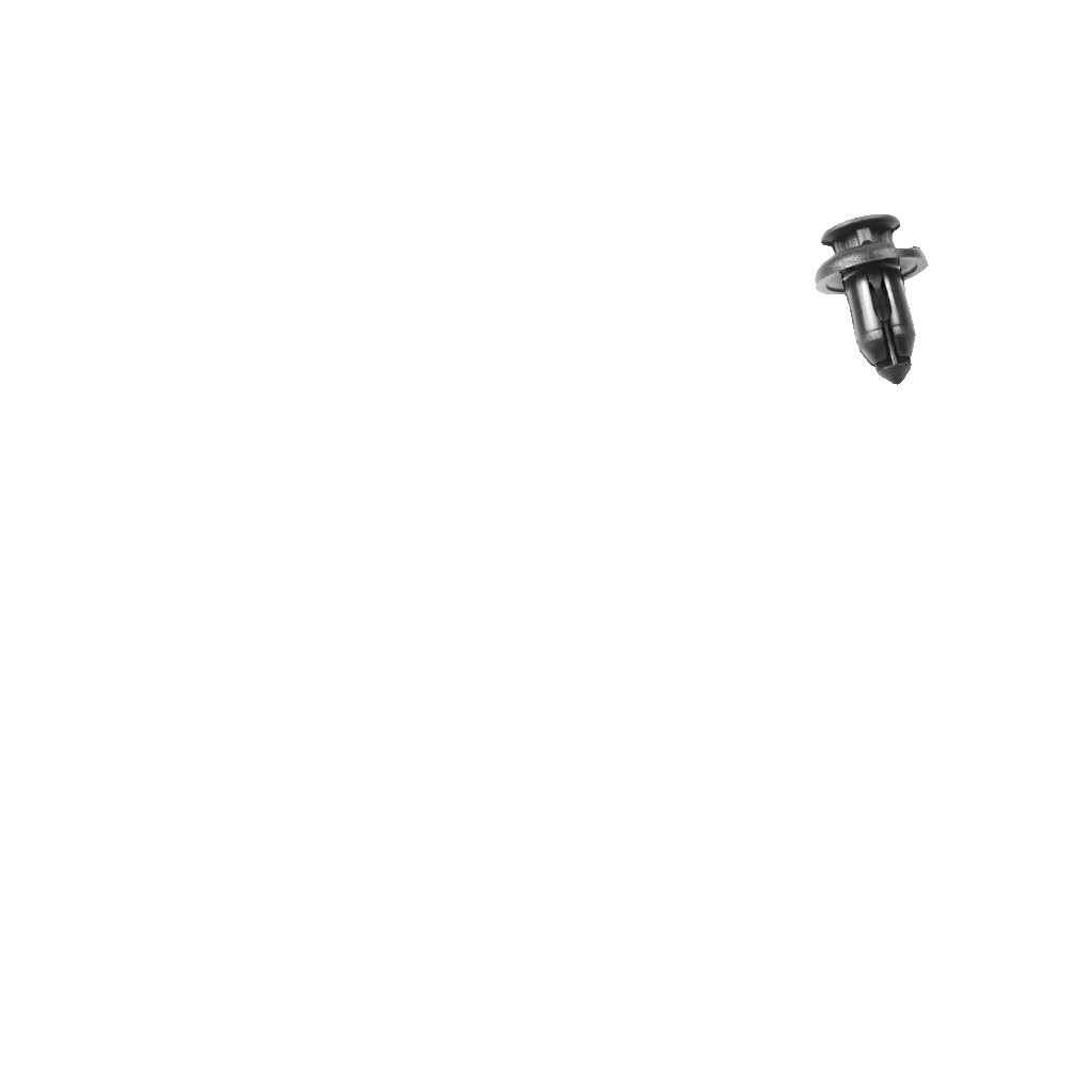 10x Universal Bumper Fastening Clips Black