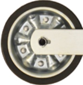Maypole MP9724 Trailer 48mm Heavy Duty Serrated Jockey Wheel 500kg Nose Weight