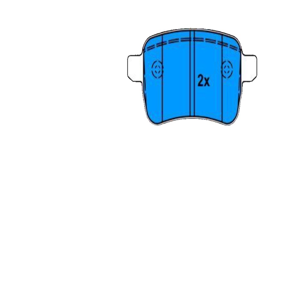 ATE 13.0460-2767.2 Brake Pad Set, disc brake for ALFA ROMEO