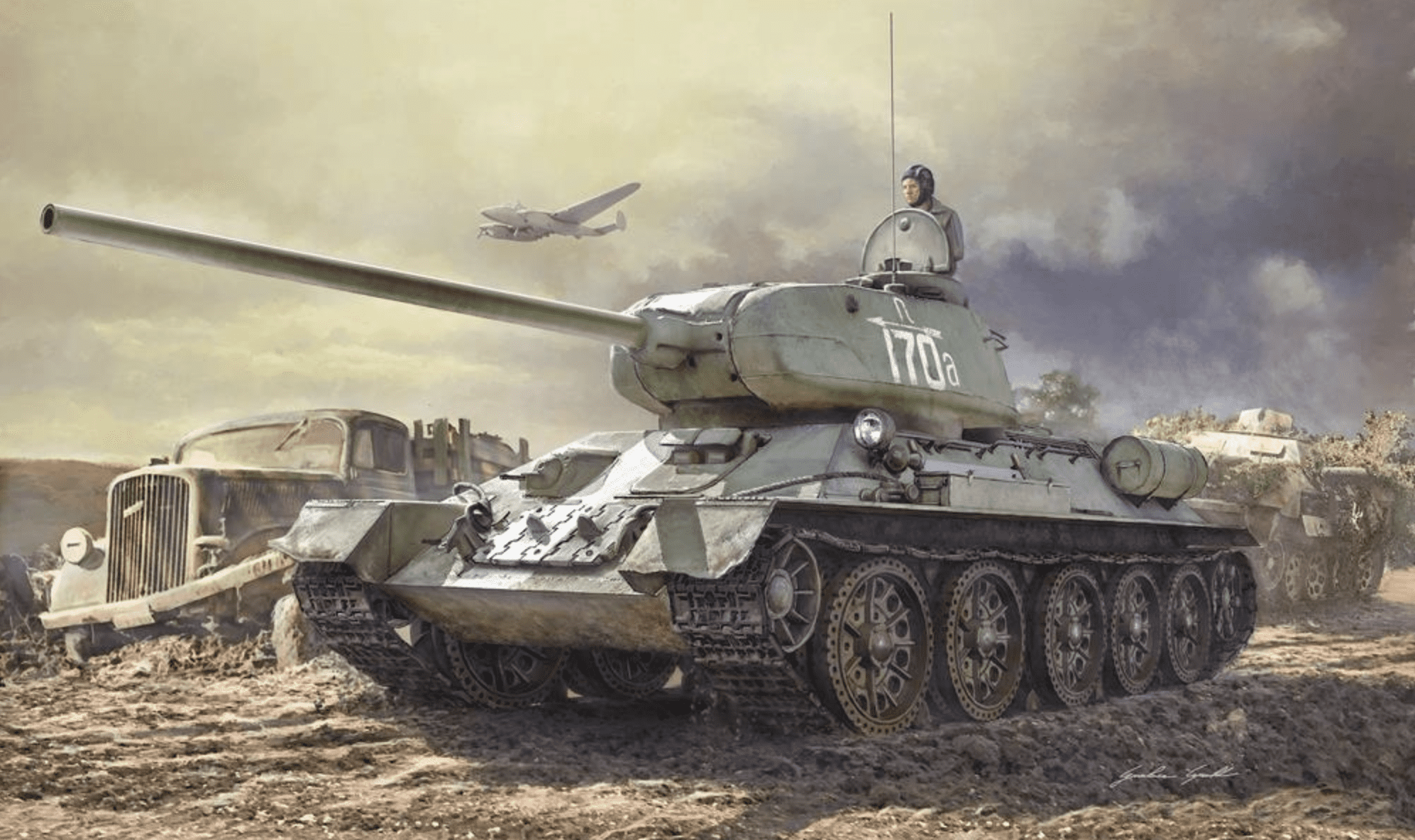 ITALERI 6545 T-34/85 Zavod 183. 1944 1:35 Tank Model Kit