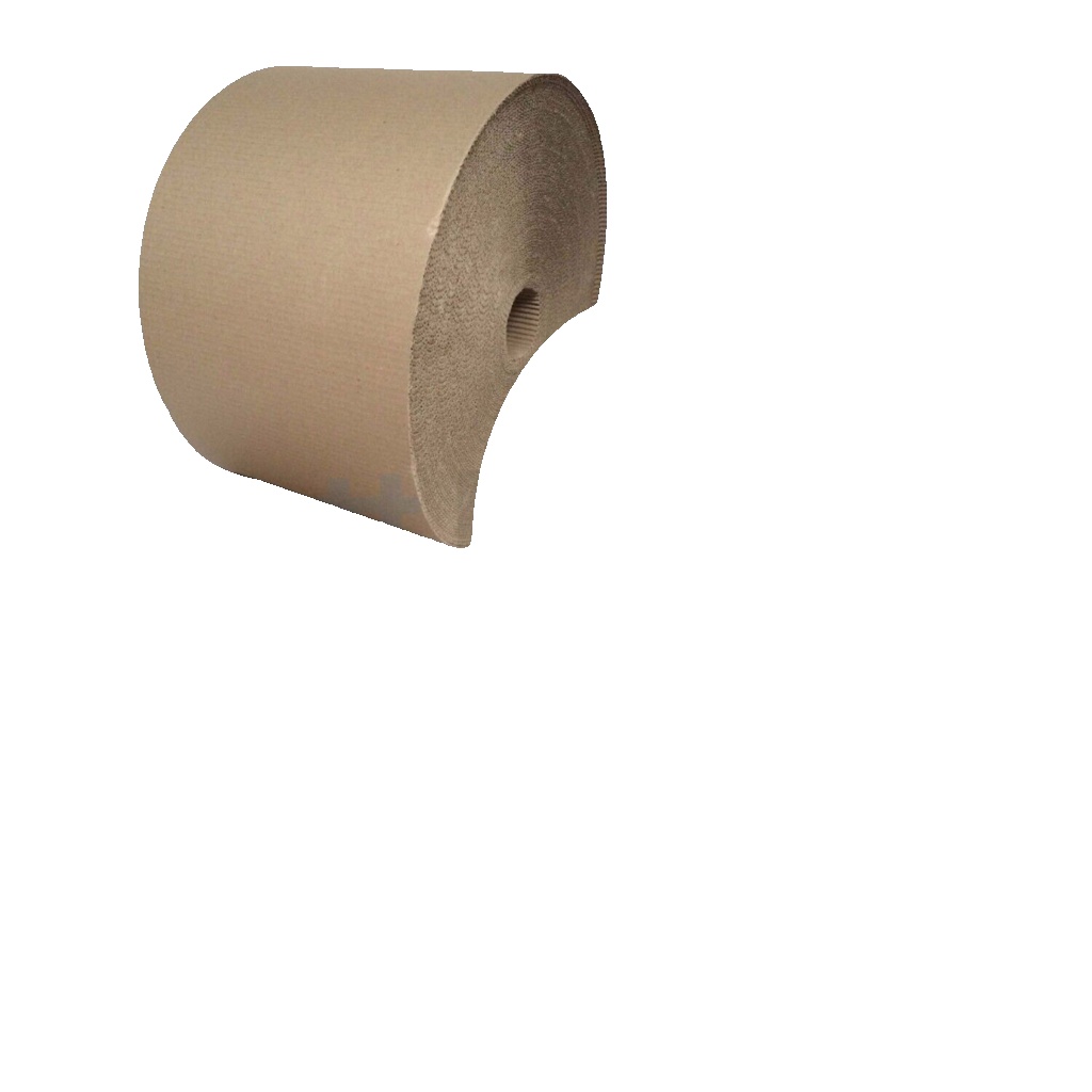 2 x 500mm x 75M CORRUGATED CARDBOARD PAPER ROLL 150M TOTAL METRES