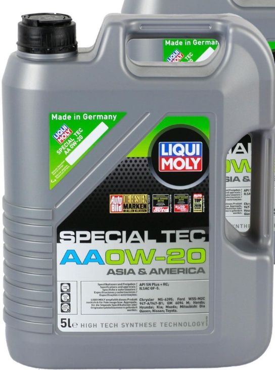 Liqui Moly Special Tec AA Engine Oil 0W-20 5L Premium Protection