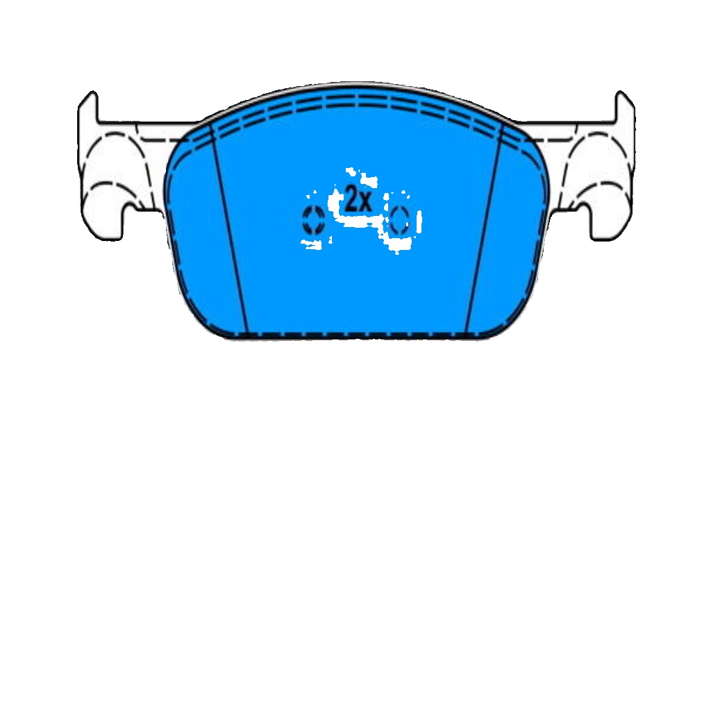 ATE 13.0460-7332.2 Brake Pad Set, disc brake for DACIA,RENAULT