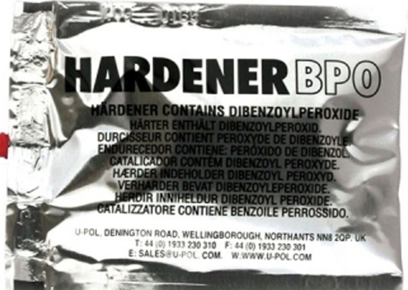 U-Pol BPO Hardener 40g Red Sachet For Polyester Body Fillers Upol