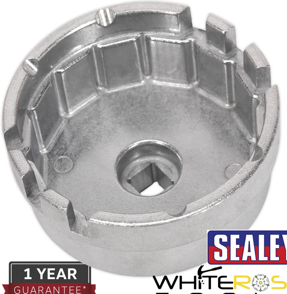 Sealey VS7111 Oil Filter Cap Wrench for Toyota 64.5mm x 14 Flutes