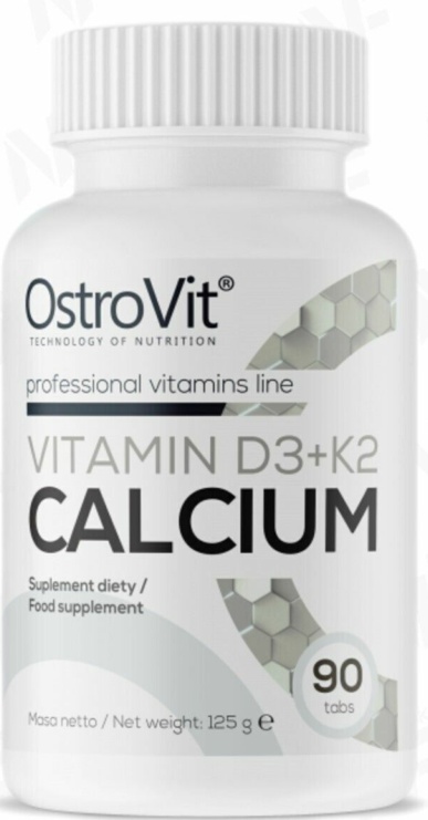 OSTROVIT VITAMIN D3 + K2 CALCIUM vit D K MK-7 bones immune system absorption