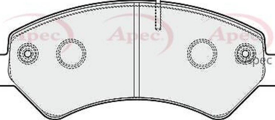 For PEUGEOT BOXER 2006 on BRAKE PADS (FRONT) (R90) PAD1859