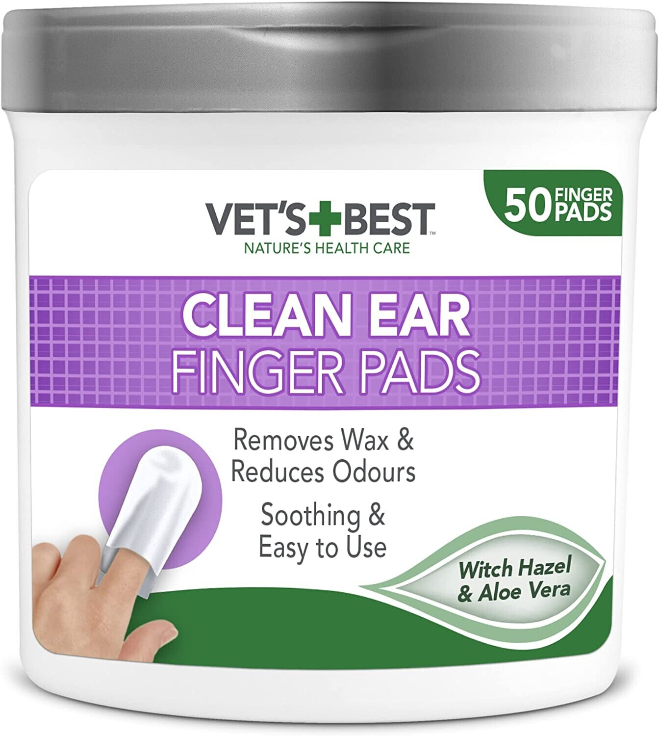 Vet's Best Finger Ear Pet Wipes 50 Pack - Image 7