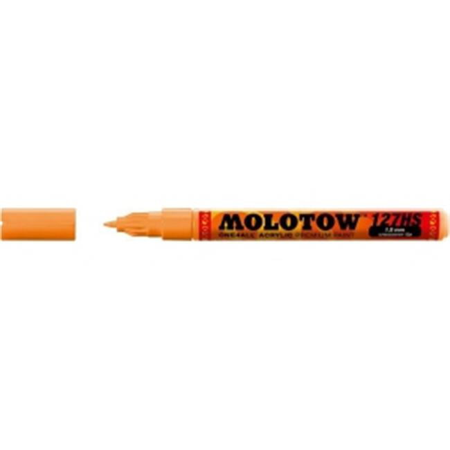 Molotow One4All Acrylic Marker 1.5mm Neon Orange Fluorescent 218 Art Paint Pen
