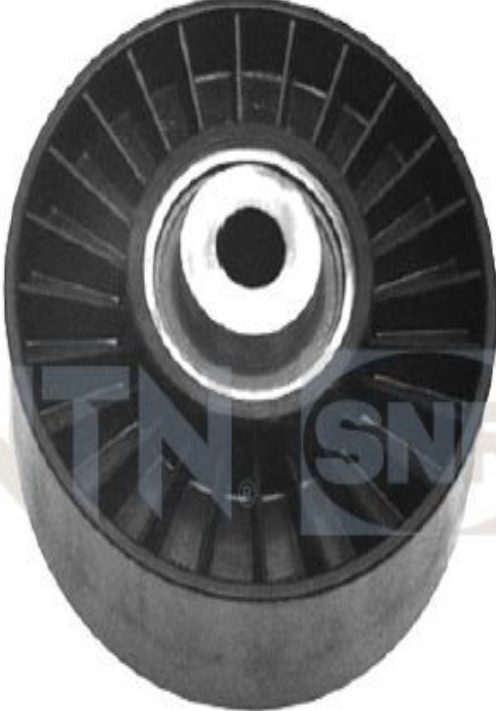 Left SNR GA358.89 Deflection/Guide Pulley, V-ribbed belt for ALFA ROMEO,FIAT,LAN