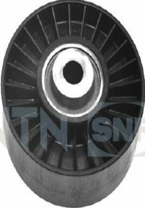 Left SNR GA358.89 Deflection/Guide Pulley, V-ribbed belt for ALFA ROMEO,FIAT,LAN