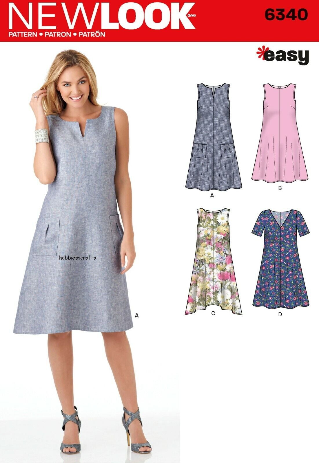 New Look Paper Sewing Pattern 6340