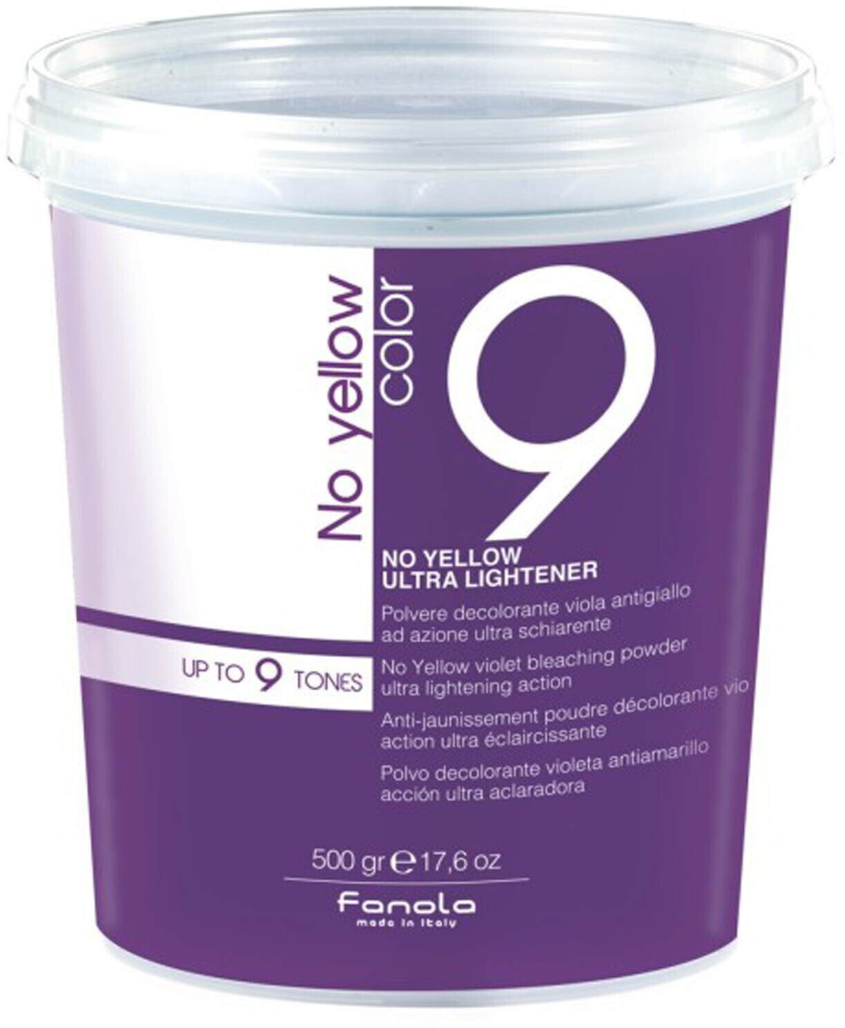 Fanola No Yellow Ultra Lightener Powder Bleaching Violet Anti-Yellow-up to 9