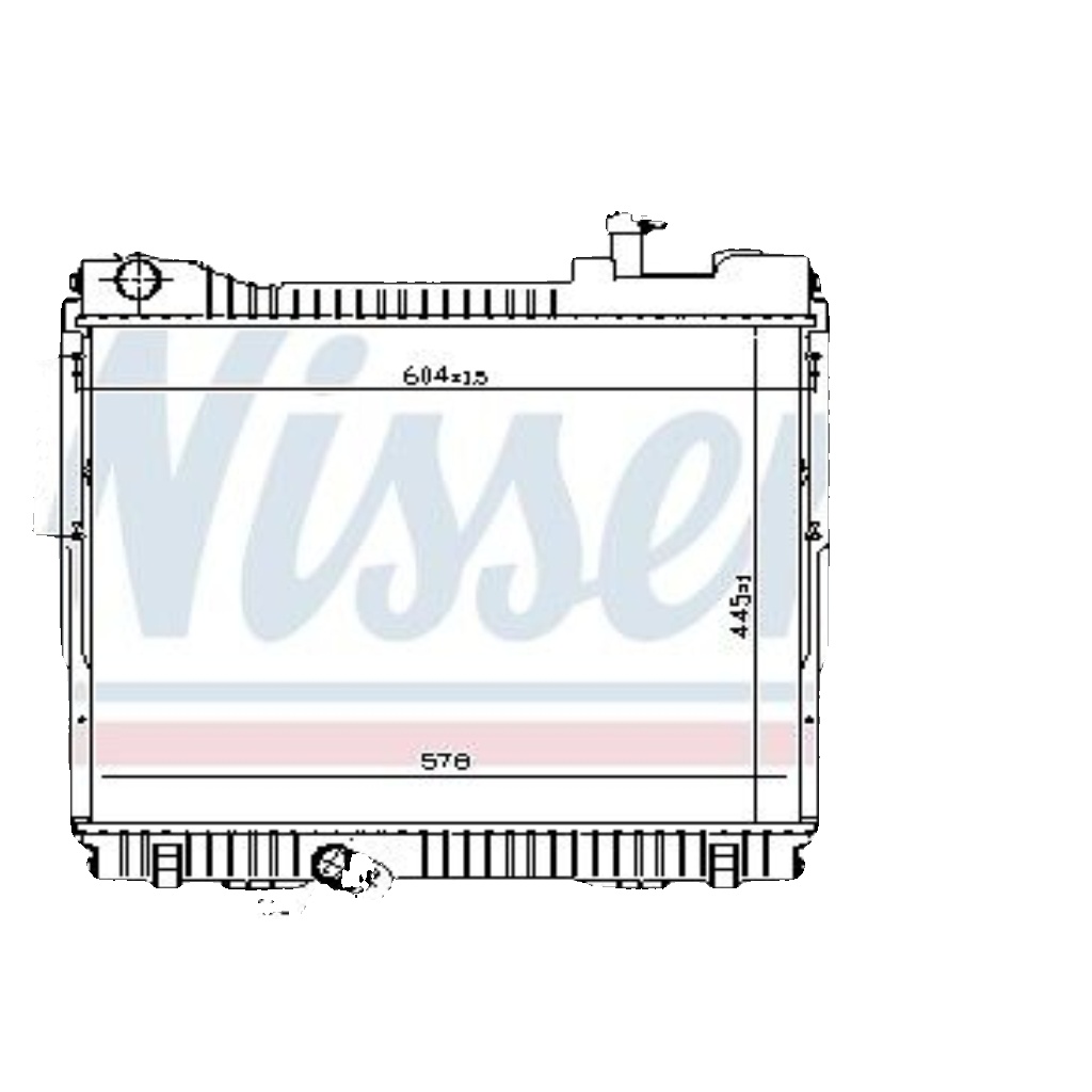 ENGINE COOLING RADIATOR FOR NISSAN CABSTAR NT400 CABSTAR F24M 06- 2.5 21400MB41A