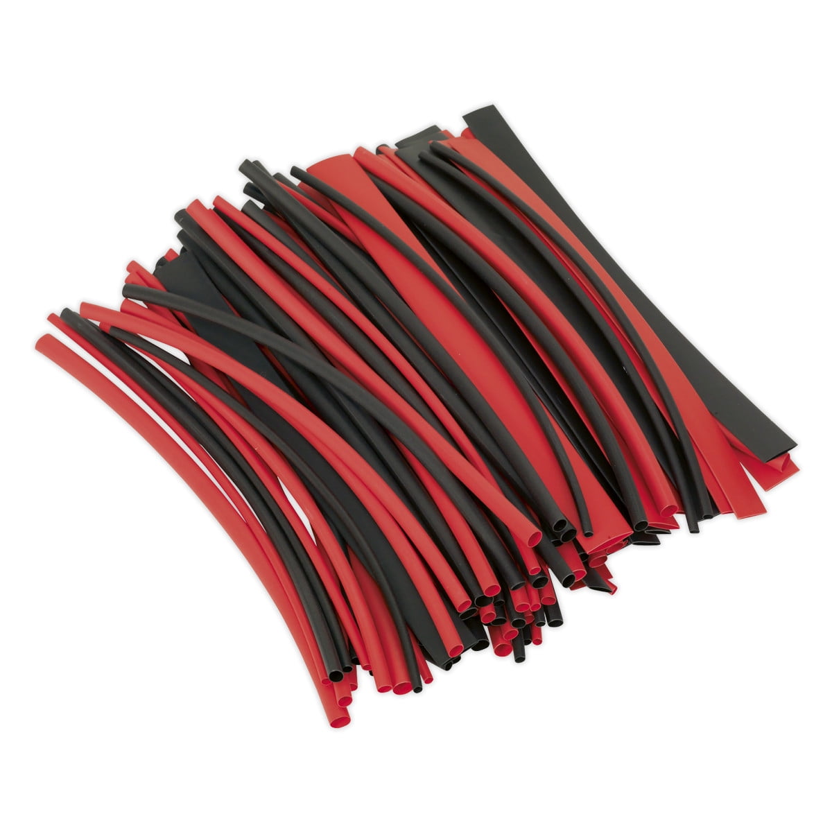 Sealey Heat Shrink Tubing Black & Red 200mm 100pc HST200BR - Image 7