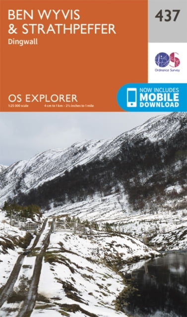 Ben Wyvis and Strathpeffer Explorer Map 437 Ordnance Survey 2015