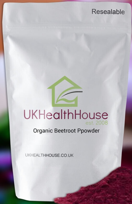 Raw Beetroot Powder 500g, Gluten Free, Non-GMO, High Quality Superfood