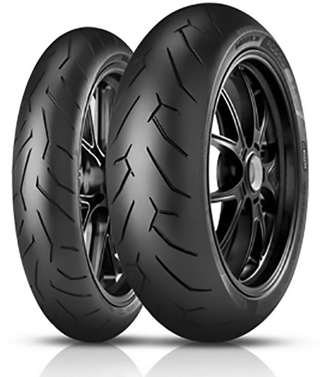1 x 190/55 ZR17 75W TL (Rear) Pirelli Diablo Rosso II Motorcycle Tyre - 1905517