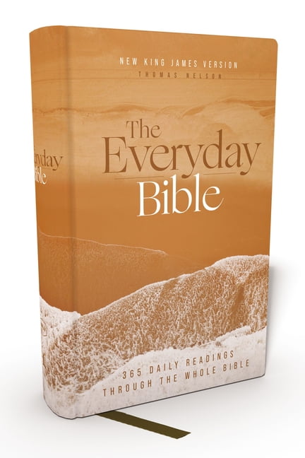 NKJV, The Everyday Bible, Hardcover, Red Letter, Comfort Prin... -