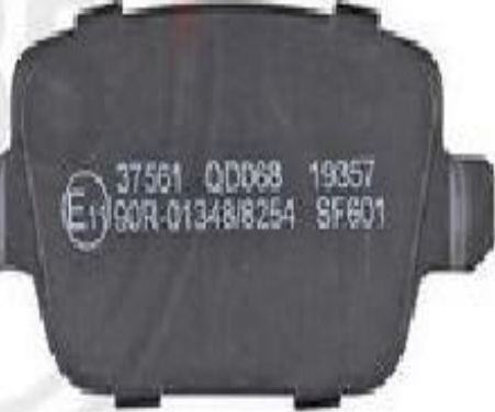 Original A.B.S. Brake Pad Set Disc Brake 37561 for Ford Land Rover Volvo