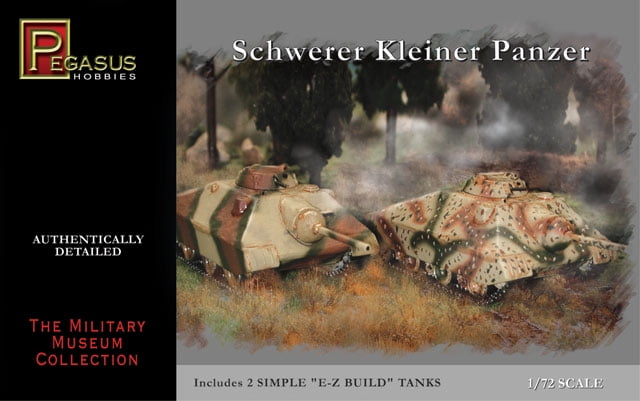 Pegasus Hobbies 1/72 German Schwerer Kleiner Panzer (2 Tanks)