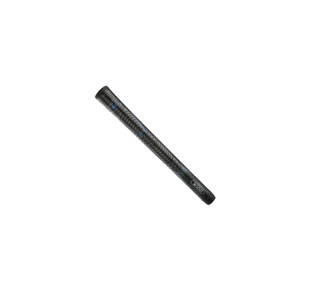 NEW - Winn Dri-Tac 2.0 Midsize Grips - Jet Black / Blue x 9