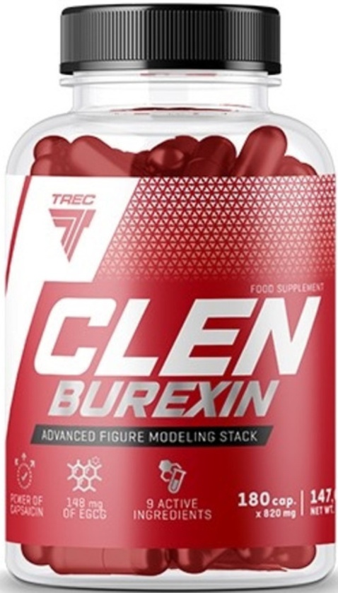 Trec Clenburexin 180 Caps Fat Burner Weight Loss Pills 90 Servings Thermogenic