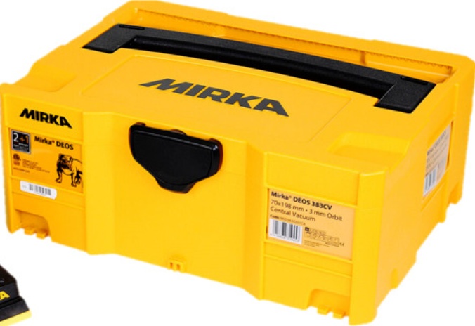 Mirka Deos II 353XCV 81 x 133mm 110Volt Orbit 3,0 with Case UK